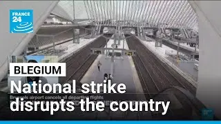 Belgian national strike disrupts schools, flights and public transport • FRANCE 24 English