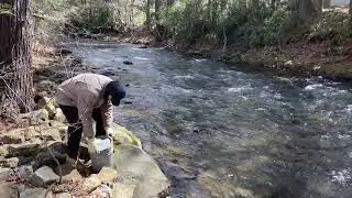 Nescopeck Trout Stocking March 29, 2022