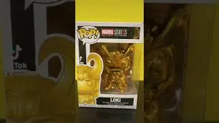 Funko POP Loki Gold Chrome Marvel Studio The First Ten Years Series