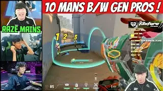 GEN Foxy9 GEN T3xture & GEN Lakia Plays Against GEN + T1 Pros in Valorant Pro 10 Mans