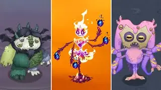 Epic Candelavra, Rare Nitebear & Epic Knurv | My Singing Monsters