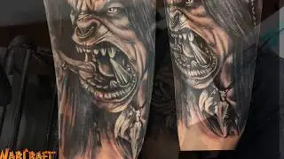 Warcraft time lapse tattoo by Gringo - Brazil