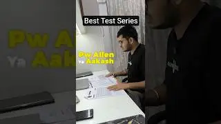 Best Test Series for JEE 2026 #iit #iitjee #jee #neet #pw