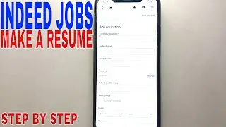 ✅  How To Make A Resume In Indeed Jobs 🔴