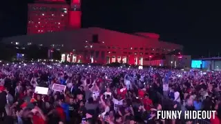 Toronto Raptors Fans Reaction after Beating Warriors in Game 4 of the 2019 NBA Finals!!
