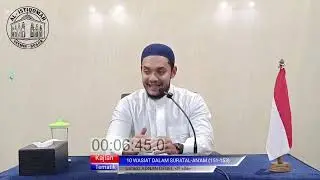 10 WASIAT DALAM SURAT AL-AN'AM (151-153) || Ustadz ADNAN DEGEL حفظه الله