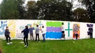 Badley Weekend 2014 - Time lapse of Bedales Berlin Wall