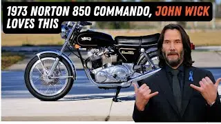 Norton 850 Commando 1973 года. Киану Ривз любит его, потому что он лучше последнего мотоцикла?