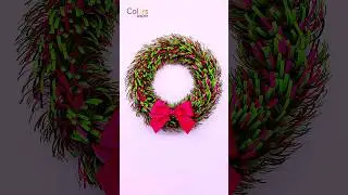 Paper Wreath for Christmas🎄DIY Christmas Decorations Ideas #christmas #diy #craft