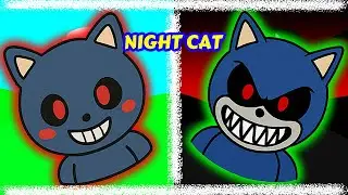 My Sprunki OC: Night Cat - Blam Cartoon