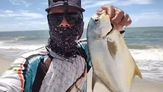 MUITA AÇÃO NA PESCARIA DE PRAIA - CANTO DA BARRA (FORTIM)