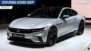 2026 Honda Accord Coupe сообщил - легендарный дизайн возвращается на рынок купе!
