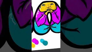 For Elijah - Alphabet People Style letter A #alphabetpeople #juxart #twitchclips