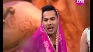 Shah  Rukh  Khan Varun and Kriti Entertain On Comedy Nights with kapill sharma