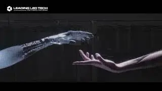 Holographic Invisible LED Screen for Glass & Architecture | 90% Transparent Display
