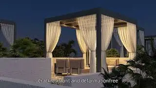 pergola Company pergola cover 14 x 10 pergola