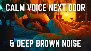 8 Hours of The Calmest Male Voice in the Room Next Door & Soothing Rain | 8 hours | Black Screen
