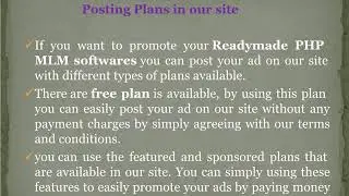 MLM Softwares   Multi Level Marketing Software   PHP MLM Scripts