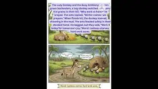 #The Lazy Donkey and the Busy Ant
