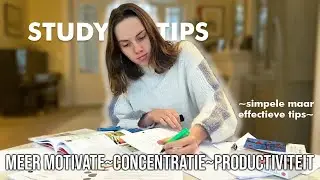 BETER EN SNELLER LEREN MET DEZE TIPS