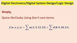 Simply using Quine-McClusky method.