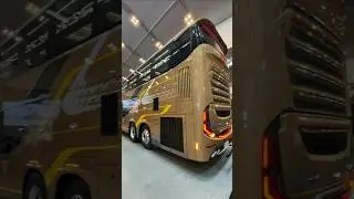 Exhibition GJAW 2025 Tentrem Double Decker 🤩 #busindonesia #busmania