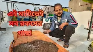ছাদ বাগানের জন্য অর্গানিক মাটি তৈরি | Organic Garden Soil Preparation (Step by Step)