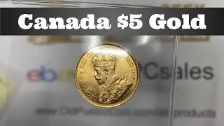 1912 Canda $5 Gold Coin
