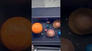 Solar system | school kids project work #art #shorts