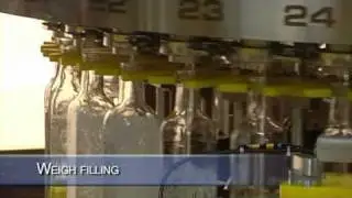 Olive oil - Filling and capping machine - Olive oil in glass bottles - Serac