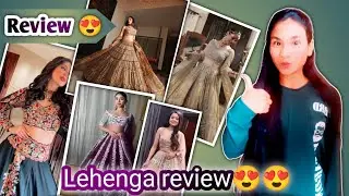 Lehenga review😍😍 Lehenga online shopping 😍 #viralvideos #reviwes #legenga