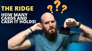 The Ridge Minimalist Wallet, How Many Cards Fit!