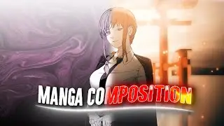 Makima Manga Composition | Tutorial ?