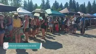 Let's Fly Over the Jaffray-Baynes Lake Farmer's Market