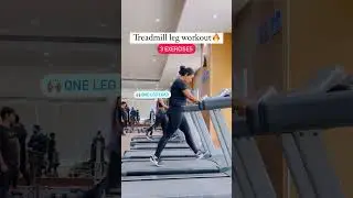 🔥 leg workout on treadmill!! #treadmillworkout#legsonfire