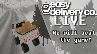 Delivering packages in a snowstorm?!!? Easy Delivery Co. LIVE