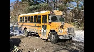 Skoolie Conversion Progress Walk Through I School Bus