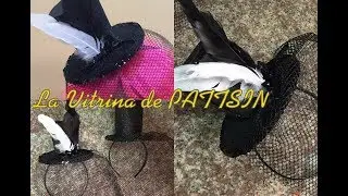 Cómo hacer mini sombrero burlesque, mini hat #disfraces #costume #cosplay