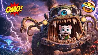 A Curious Kitten&rsquo;s Magical School Bus Adventure 🐾🚌 - Cat Meow Meow Hapy