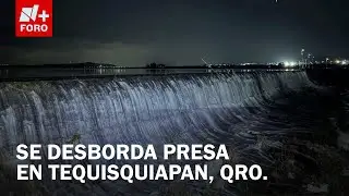 Alerta roja en Tequisquiapan por inundaciones | Lluvias en varias regiones de México - Las Noticias