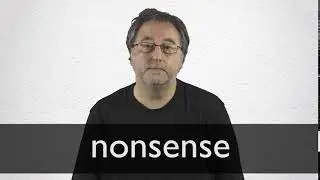 How to pronounce NONSENSE in British English