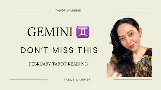 Gemini February 2026 Tarot Reading | Something You&rsquo;ve Been Waiting For&hellip; ✨ Don&rsquo;t Miss This 