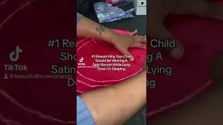 Reason Why Your Child Should Wear A Satin Bonnet While Sleeping 💕 #satinbonnet #hairgrowth