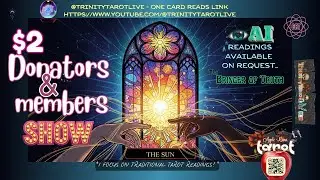 FREE + DONATORS & MEMBERS LIVE TAROT &mdash; Breakthroughs & Deep Insight 🔮 #freetarot #etsyseller