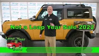 Not a Leap Year Sale 2022 - Reminder