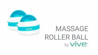 Massage Roller Ball by Vive - Self Body Massager for Athletes & Sore Muscle Pain Relief - Therapy