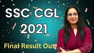 SSC CGL 2021 Final Result Out || English With Rani Ma'am