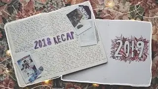 2018 flip through + 2019 setup // bullet journal