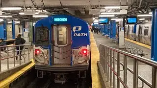 ᴴᴰ PATH train full ride from 33 St to Hoboken