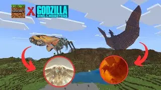 MCPE Titan battle: Mothra vs Rodan 